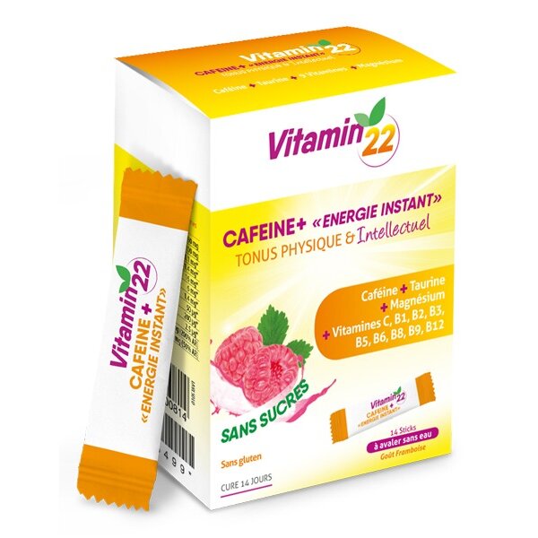 Кофеин Unitex Vitamin 22 стики 14 шт.