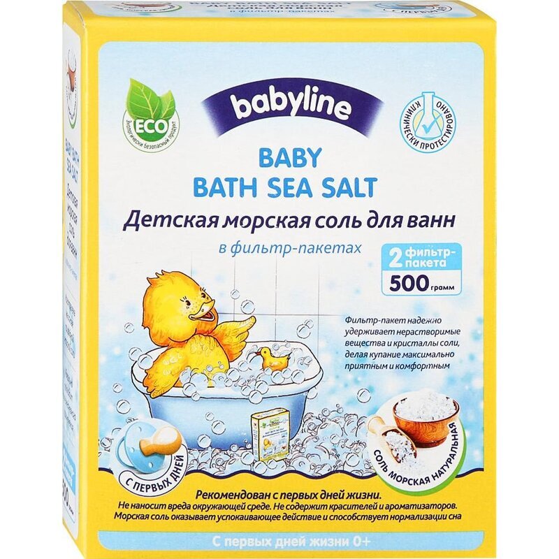 Детская морская соль Dr.Tuttelle для ванн натуральная 500 г