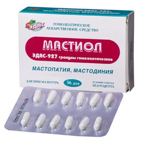 Эдас-927 Мастиол гранулы гомеопатические 36 доз