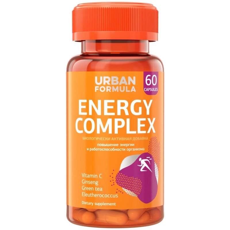 Капсулы Urban formula Energy Complex 400 мг 60 шт.
