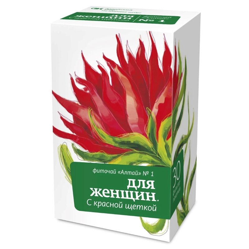 Фиточай Алтай №1 Для женщин с красной щеткой фильтр-пакеты 30 шт.