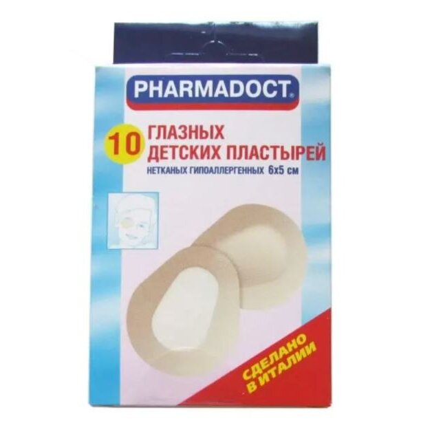 Пластырь глазной детский Pharmadoct 10 шт.