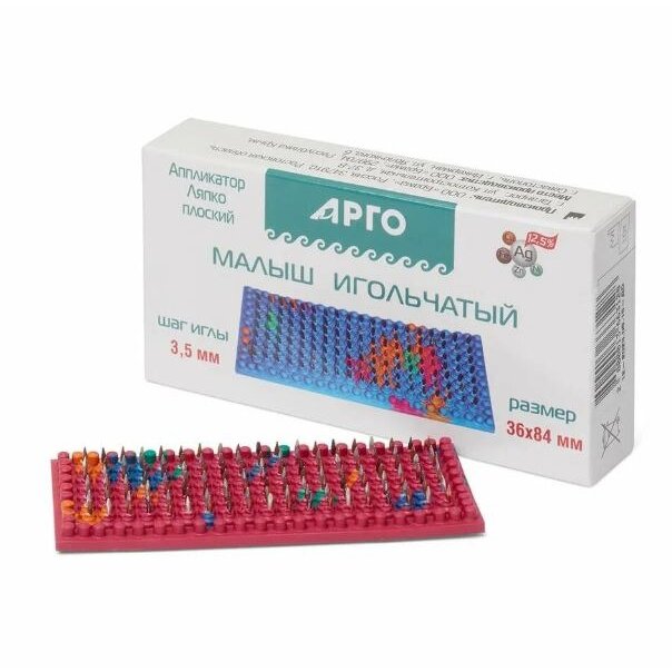 Аппликатор Ляпко малыш шаг иглы 3,5 мм 36х84 мм