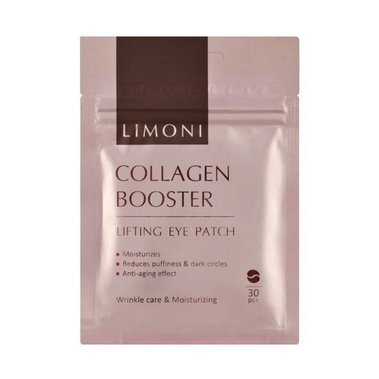 Патчи Limoni Collagen Booster Lifting Eye Patch для глаз укрепляющие с коллагеном 30 шт