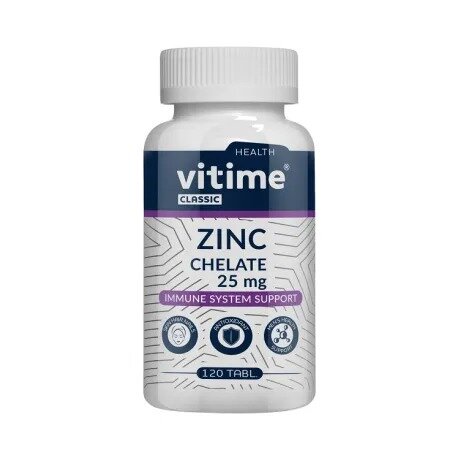Цинк хелат Vitime classic таблетки 25 мг 120 шт.