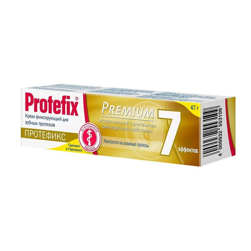 Крем для фиксации зубных протезов Protefix Premium 40 мл