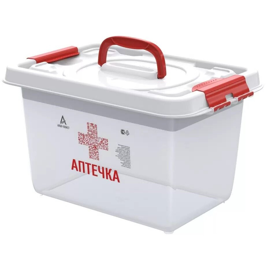 Бокс Альт-Пласт универсальный Аптечка 10 л, с вкладышем
