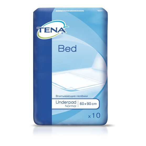 Простыни впитывающие TENA Bed Underpad Normal 60х90 см 10 шт.