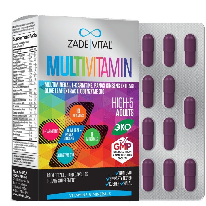 Мультивитамины Заде Витал (Zade Vital) капсулы 30 шт.