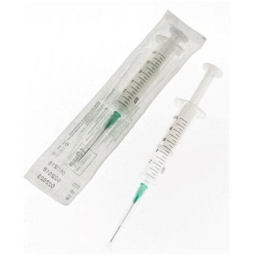Шприц Медпром трехкомпонентный 10 мл 21G 0,8х40 мм 1 шт.