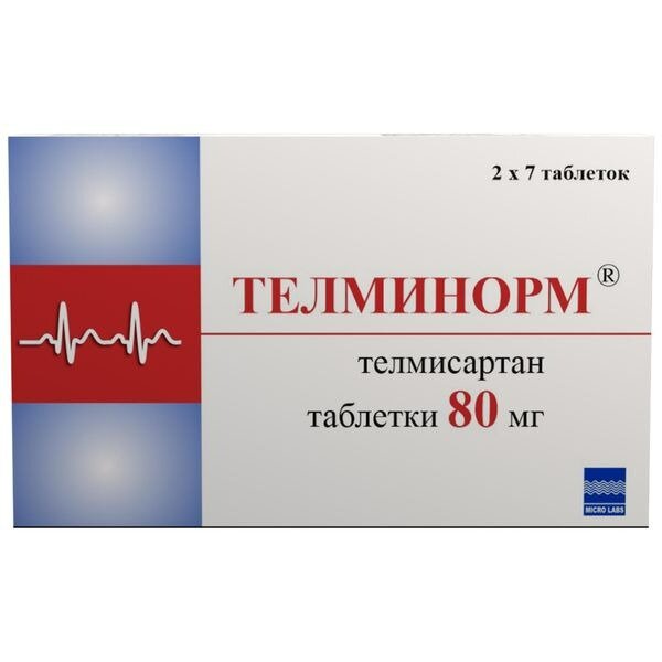 Телминорм таблетки 80 мг 14 шт.