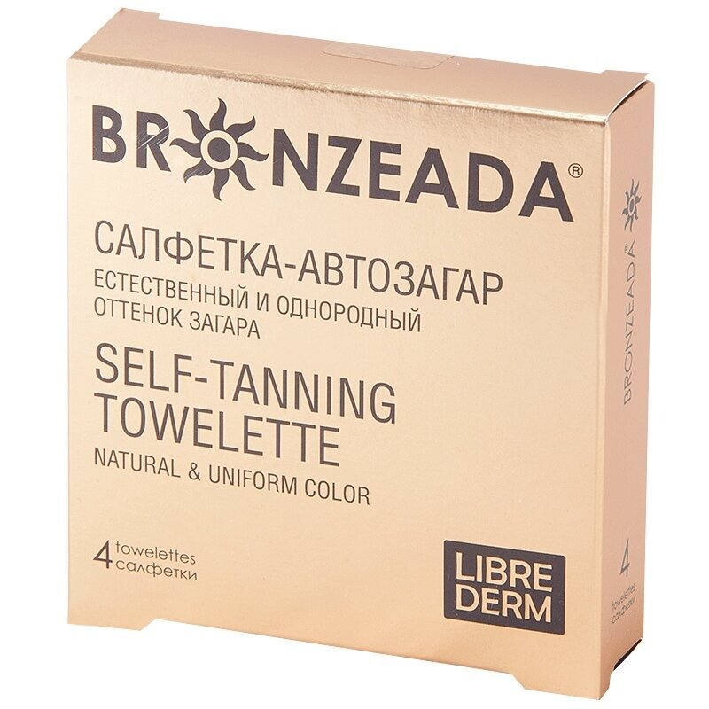 Салфетка-автозагар Librederm Bronzeada 4 шт.