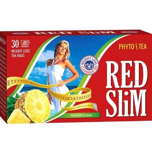 Чай Red slim ананас 2 г фильтр-пакеты 30 шт.