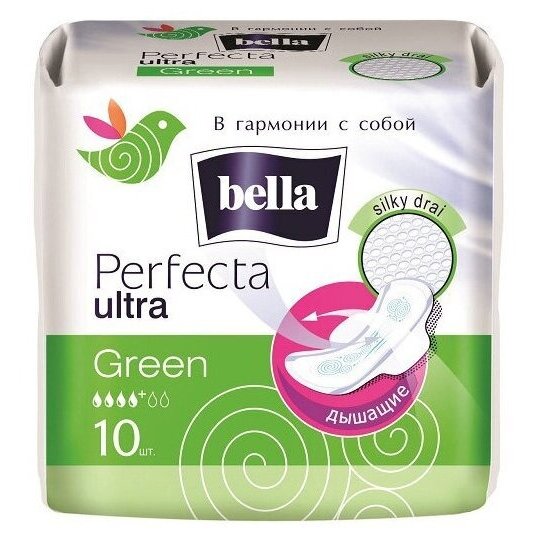 Прокладки Bella Perfecta Ultra Green супертонкие 10 шт.