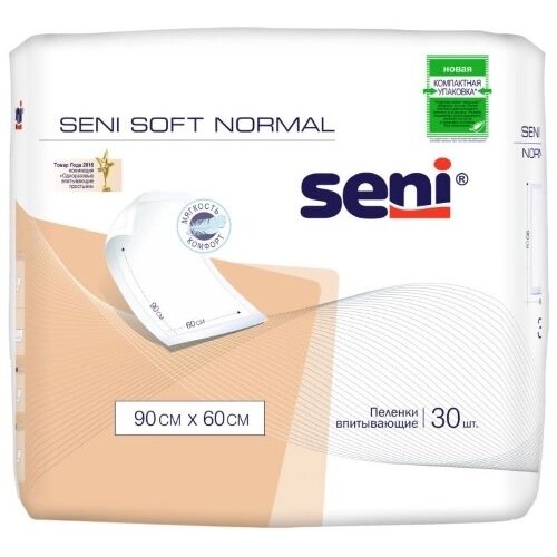 Пеленки Seni Soft Normal 90х60 см 30 шт.