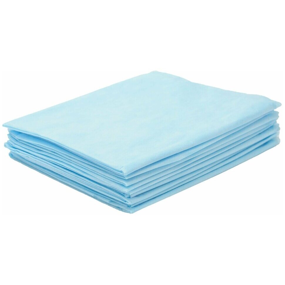 Простыня Гекса нестерильная голубая 160х80 см 25 г/м2 20 шт.