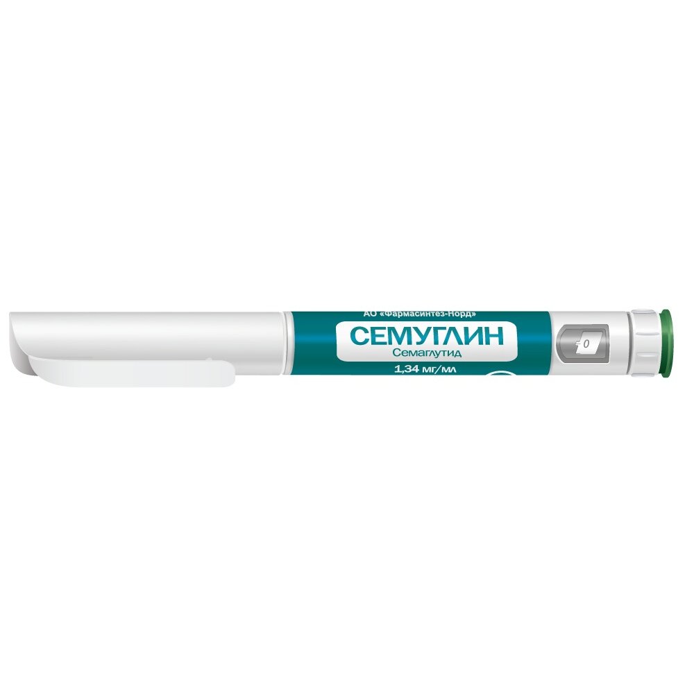 Семуглин раствор для подкожного введения 1 мг/доза 3 мл + Игла 4 шт.