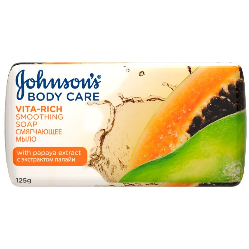 Мыло Johnson’s Body Care Vita-rich смягчающее Экстракт папайи 125 г