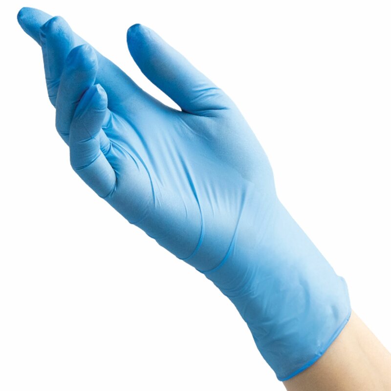 Перчатки Top glove нестерильные смотровые нитриловые неопудренные голубые размер L 1 пара