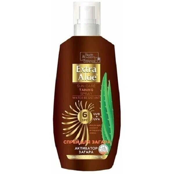 Спрей Extra Aloe для легкого загара SPF6 150 мл