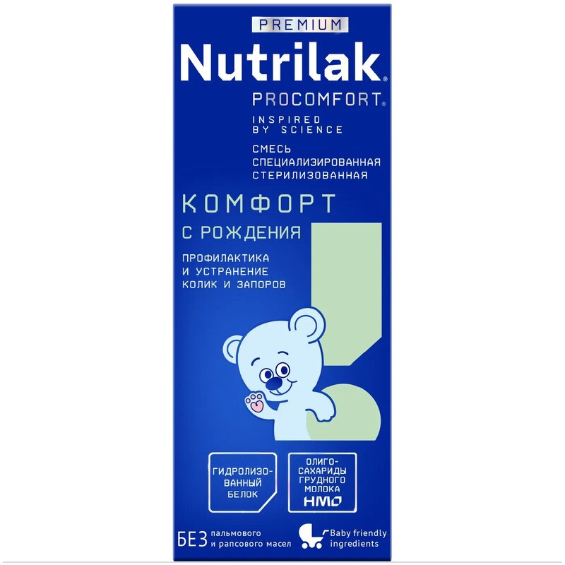 Смесь жидкая Nutrilak Premium Procomfort с рождения 200 г