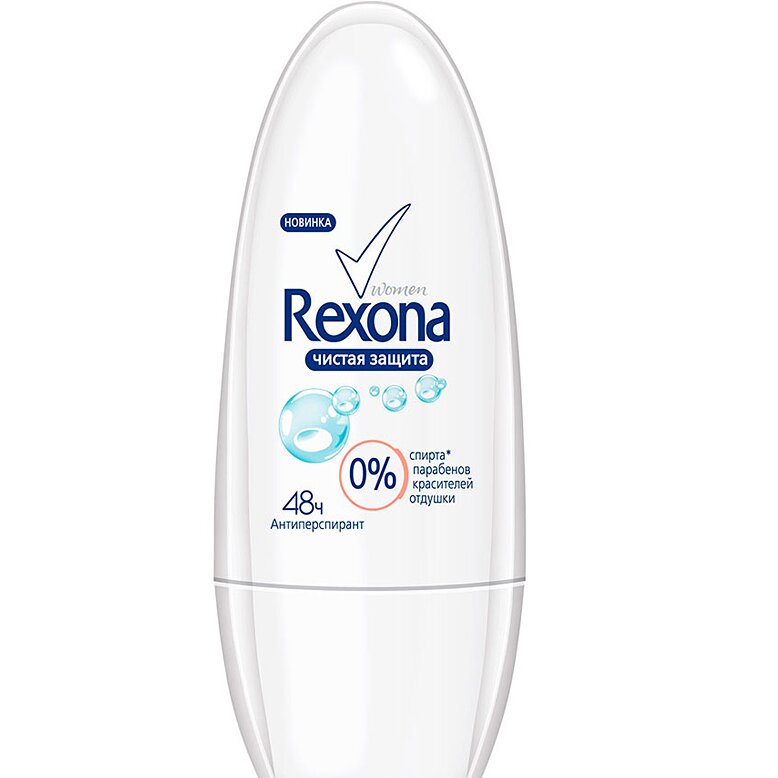 Дезодорант-ролик Рексона (Rexona) Чистая защита 50 мл