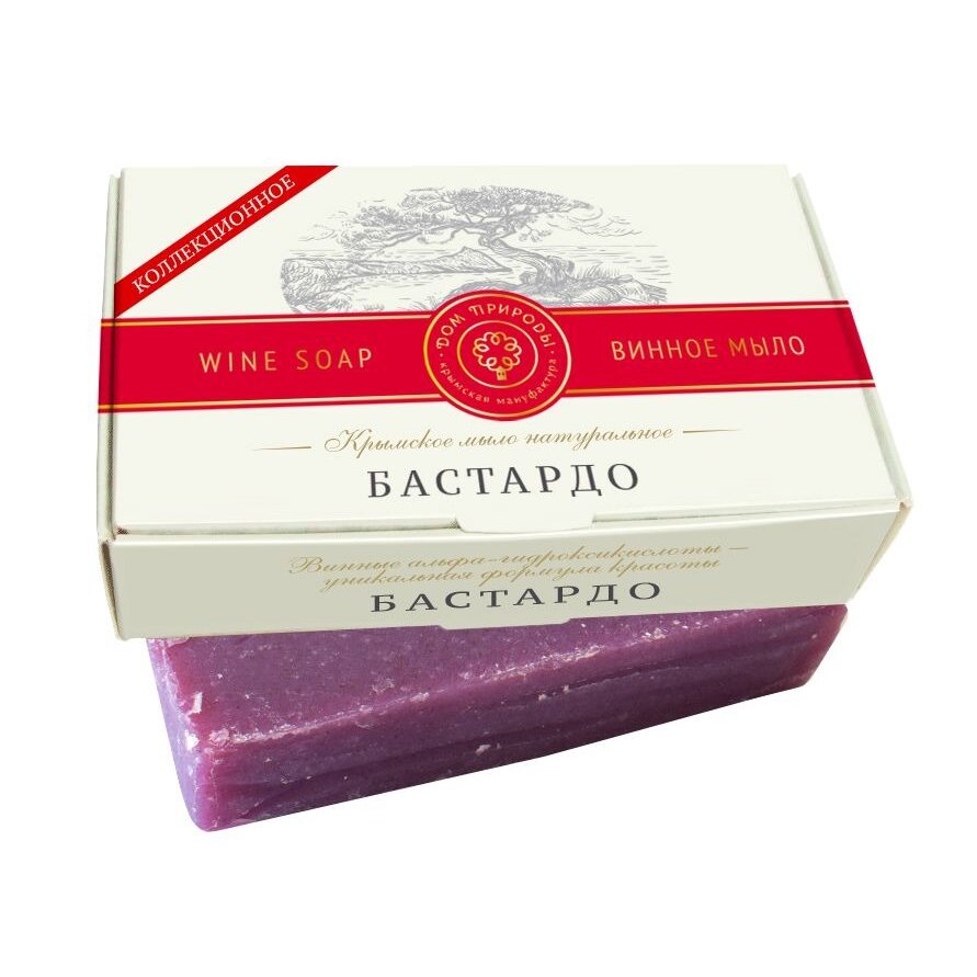Мыло крымское Винное Бастардо натуральное 100 г
