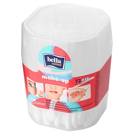 БЕЛЛА ватные палочки 72 шт.+16 (Make-Up)