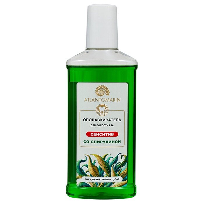 Ополаскиватель для полости рта Atlantomarin Sensetive со спирулиной 250 мл