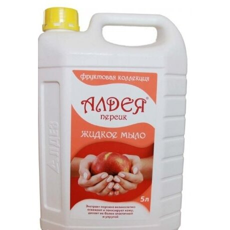 Мыло Алдея Персик гигиенич жидкое б/дозатора 5 л