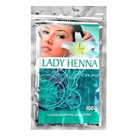 Шампунь для волос Lady Henna сухой травяной порошок мыльного дерева 100 г