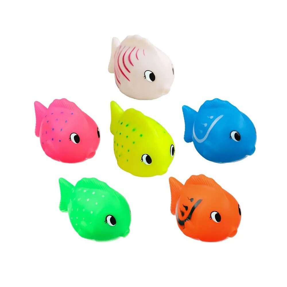 Игрушка-пищалка для ванны Крошка Я Чудо-рыбка микс арт.2593756