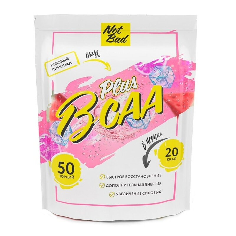 NotBad BCAA BCAA 2:1:1 + Витамин C вкус Розовый лимонад 250 г 1 шт.