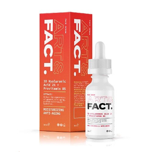 Сыворотка для лица ART&FACT антивозрастная с гиалуроновой кислотой/провитамином B5 30 мл