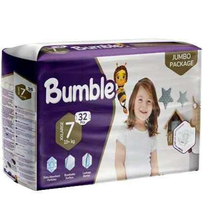 Подгузники детские Bumble размер 7 32 шт.