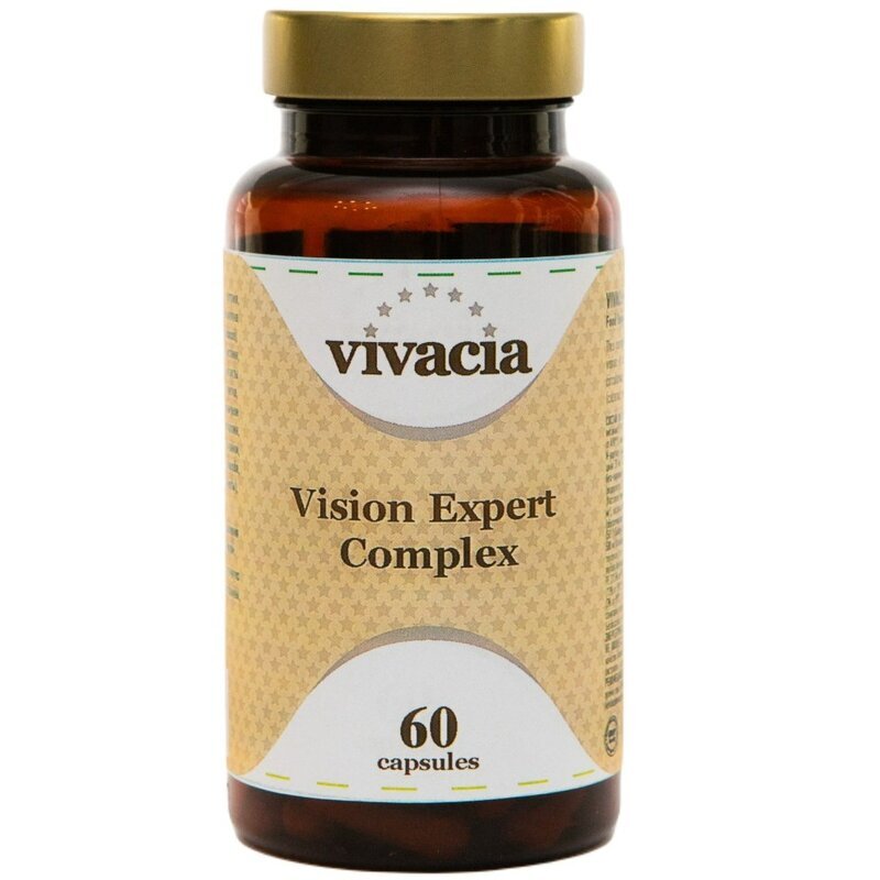 Капсулы Vivacia Витамины для глаз Vision Expert Complex 60 шт.