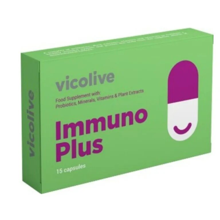 Комплекс для иммунитета Vicolive immuno plus капсулы 15 шт.