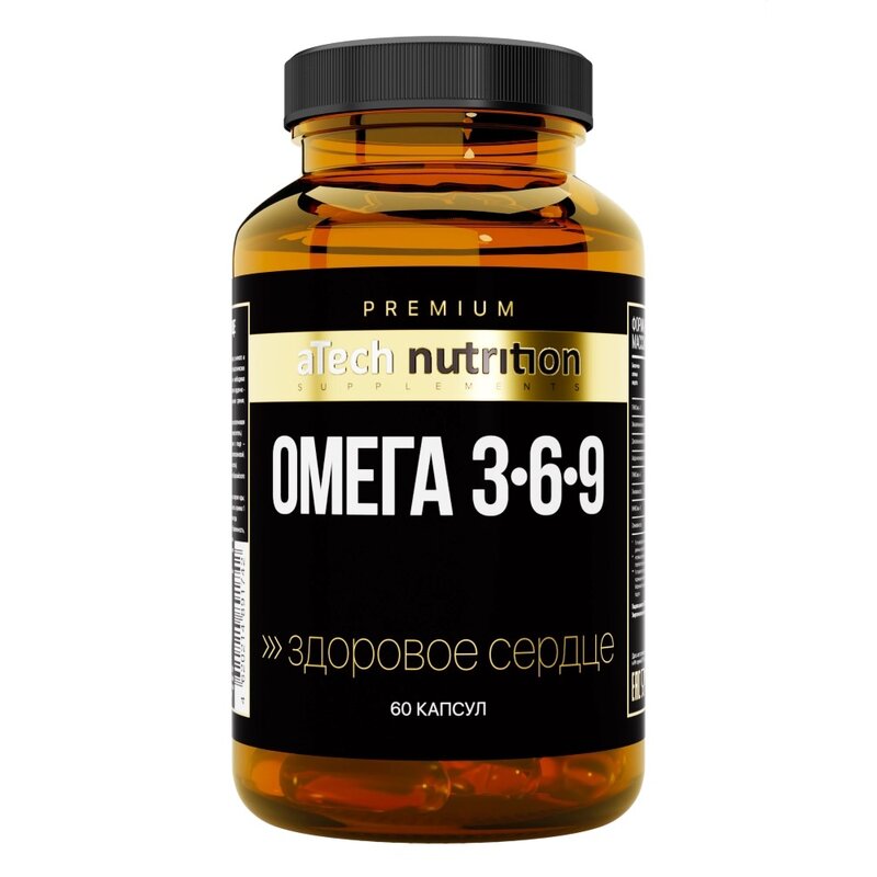 Омега 3-6-9 aTech Nutrition капсулы 60 шт.