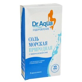 Соль для ванн Dr.Aqua фильтр-пакеты 250 г 3 шт.