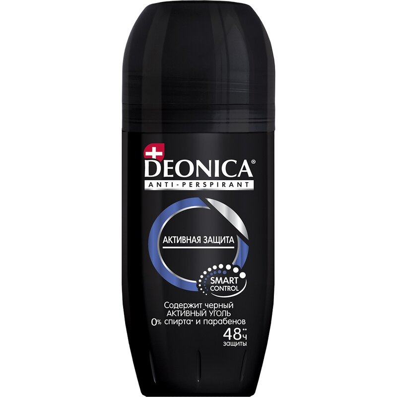 Deonica for men дезодорант мужской активная защита ролик 50 мл