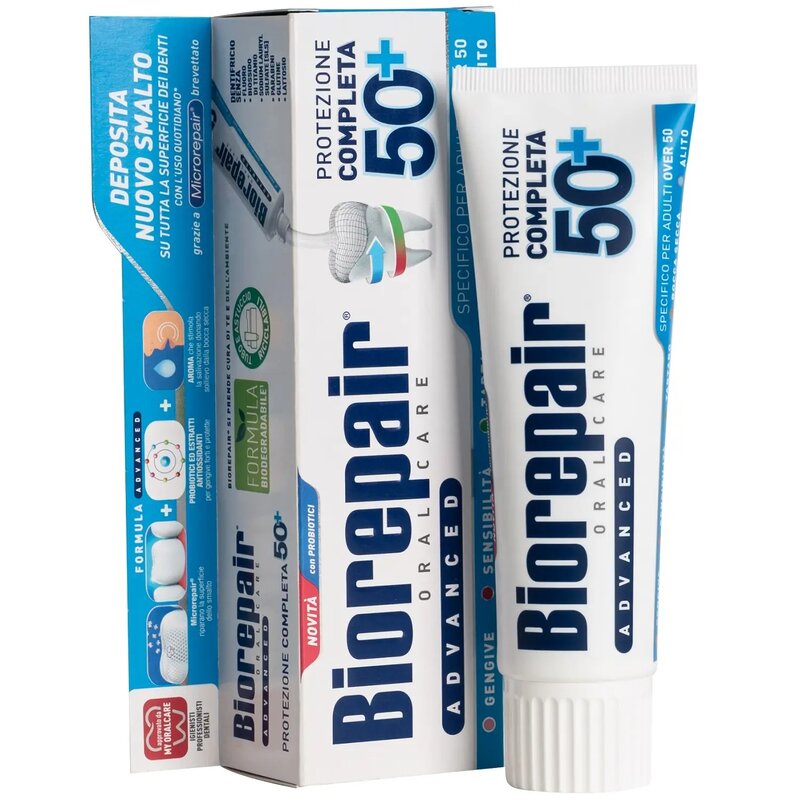 Зубная паста Biorepair Максимальная защита после 50 лет 75 мл