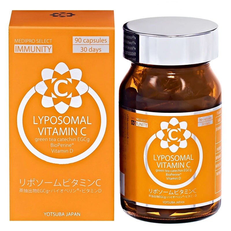 Yotsuba Japan Липосамольный витамин С 90 шт.