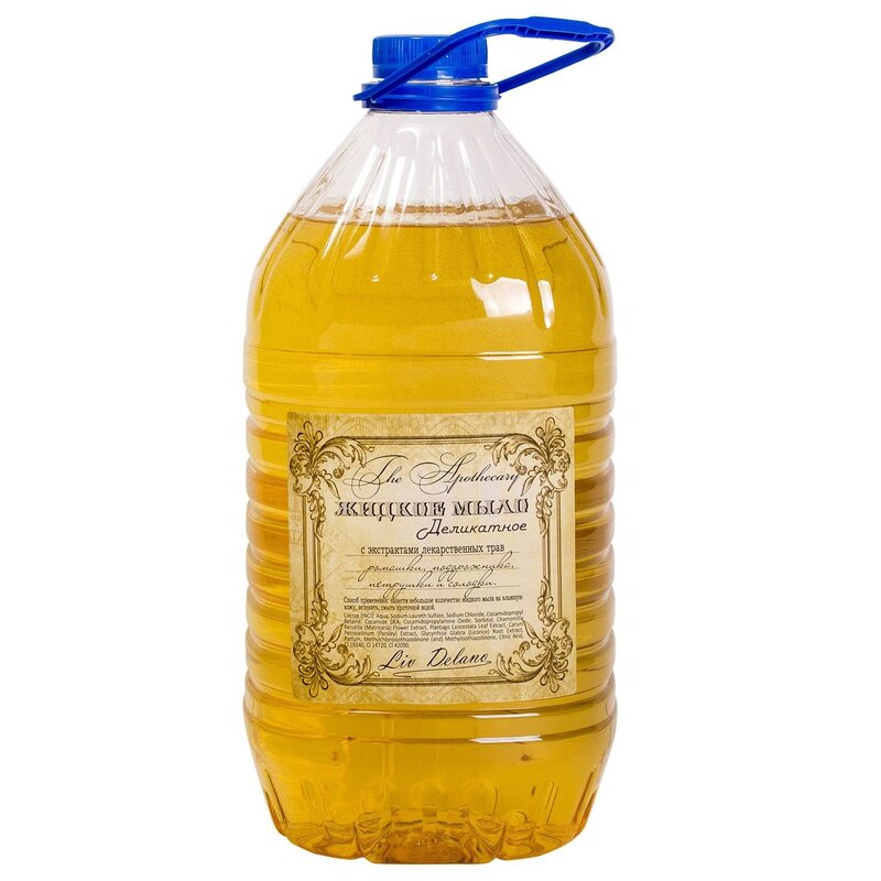 Мыло жидкое Liv Delano ромашка/подорожник/петрушка/солодка 3 кг