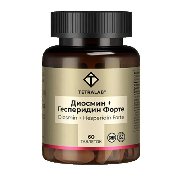 Диосмин+Гесперидин Форте Tetralab таблетки 60 шт.