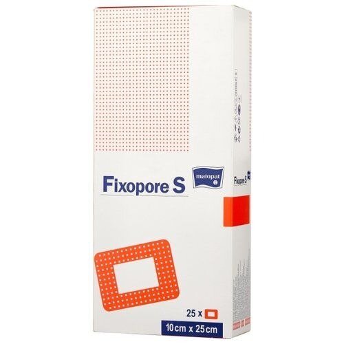 Повязка Matopat Fixopore S стерильная с впитывающей прокладкой 10х25 см 1 шт.