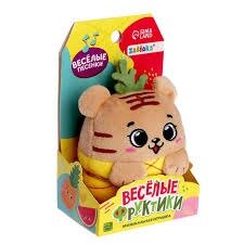 Игрушка музыкальная Zabiaka веселые фруктики тигренок желтый