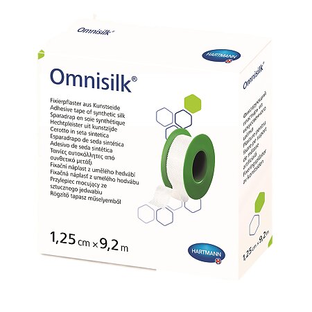 Пластырь Hartmann Omnisilk на шелковой основе 1,25х920 см