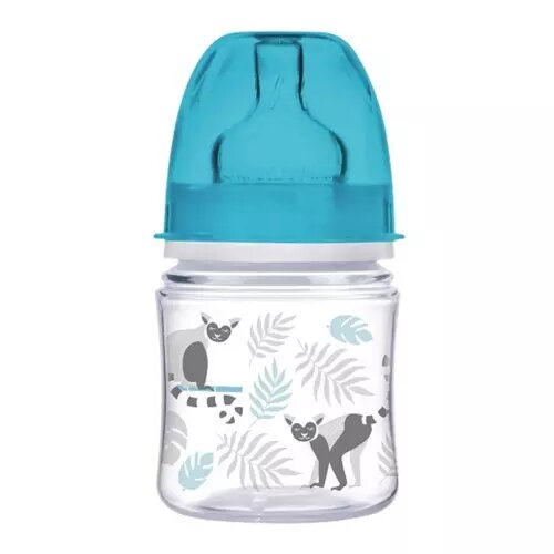 Бутылочка 0+ антиколиковая с широким горлышком Canpol babies серая 35/226 easystart jungle 120 мл
