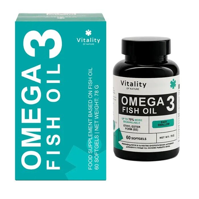 Омега-3 Vitality капсулы 950 мг 60 шт.