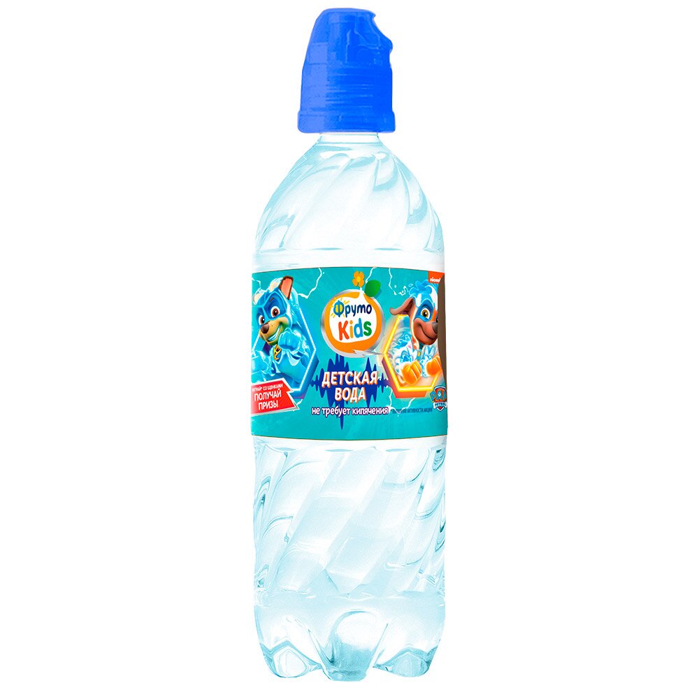 Вода для детей Фрутоkids для детского питания питьевая из яблок и вишни 330 мл